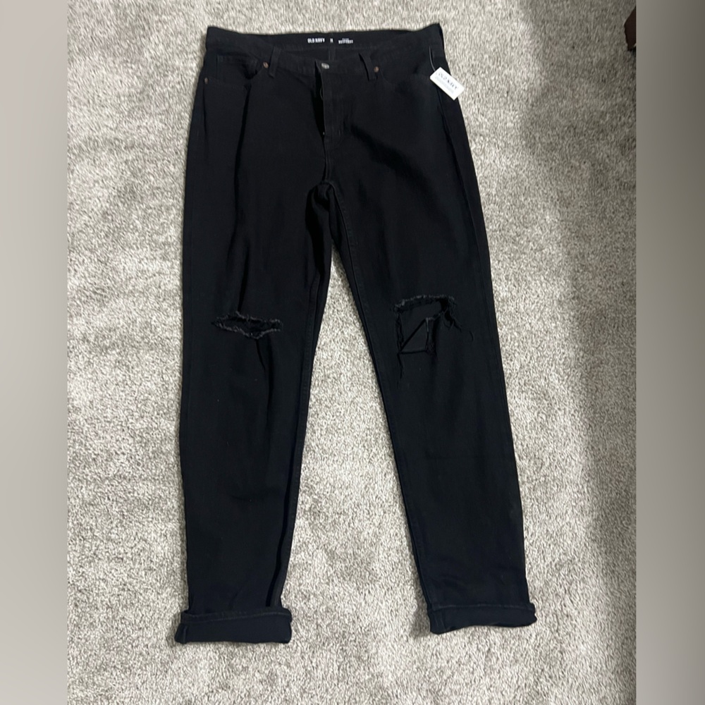 Old Navy Black Boyfriend Jeans